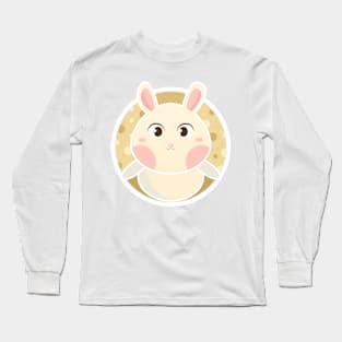 Cute Bunny Icon Long Sleeve T-Shirt